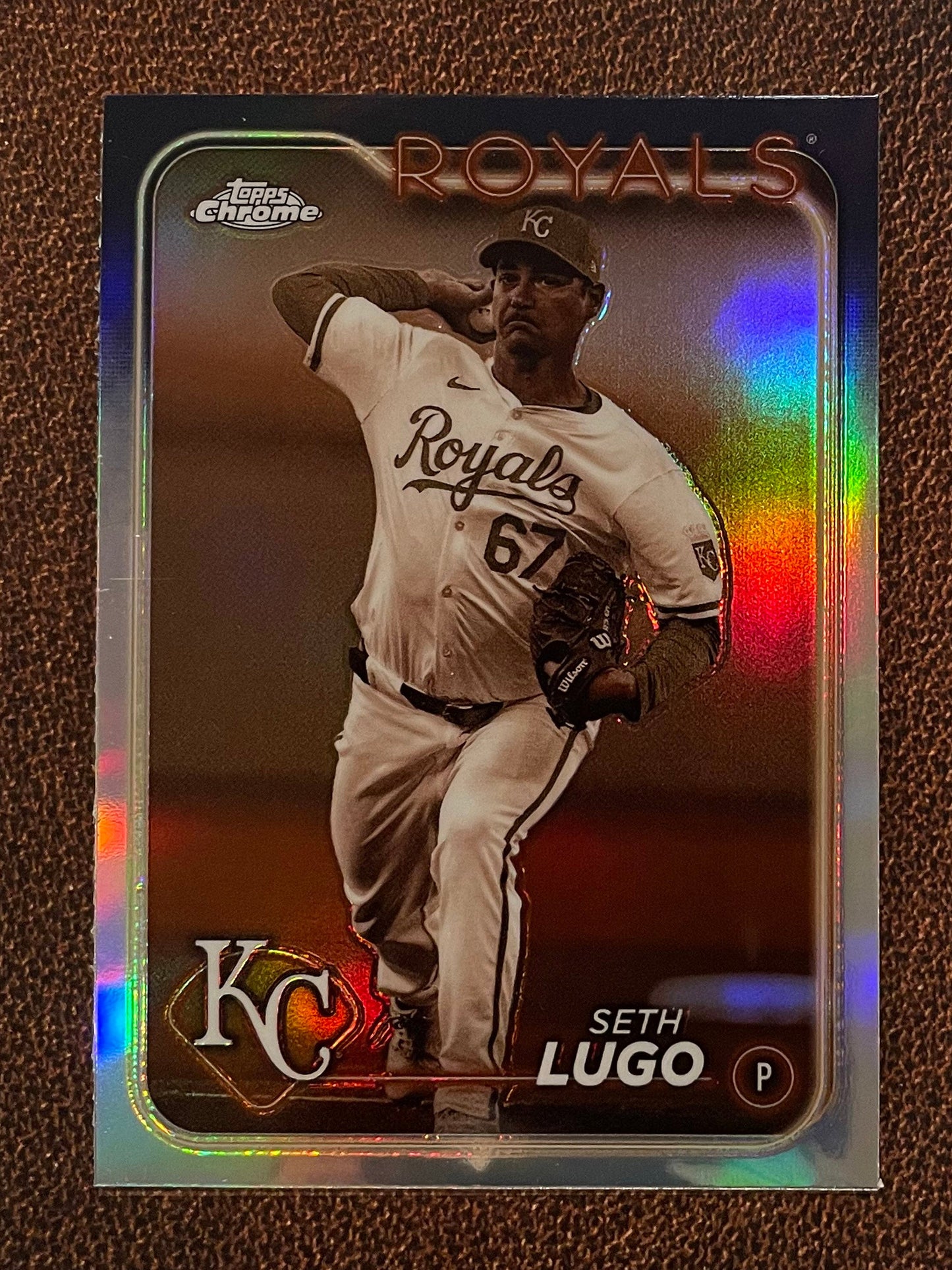 Seth Lugo - 2024 Topps Chrome - Sepia Refractor - Royals