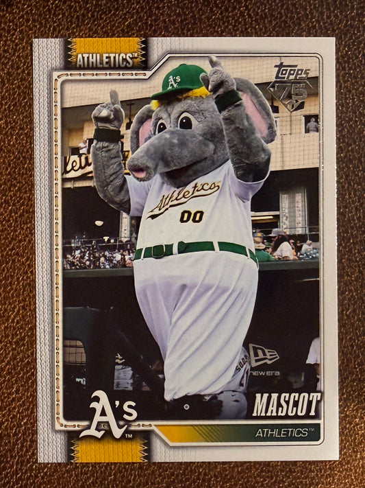 Mascot - 2026 Topps Series 1 - Mascots Insert - Athletics
