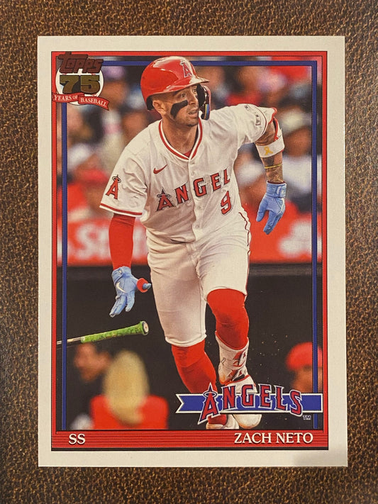 Zach Neto - 2026 Topps Series 2 - 1991 Topps - Angels