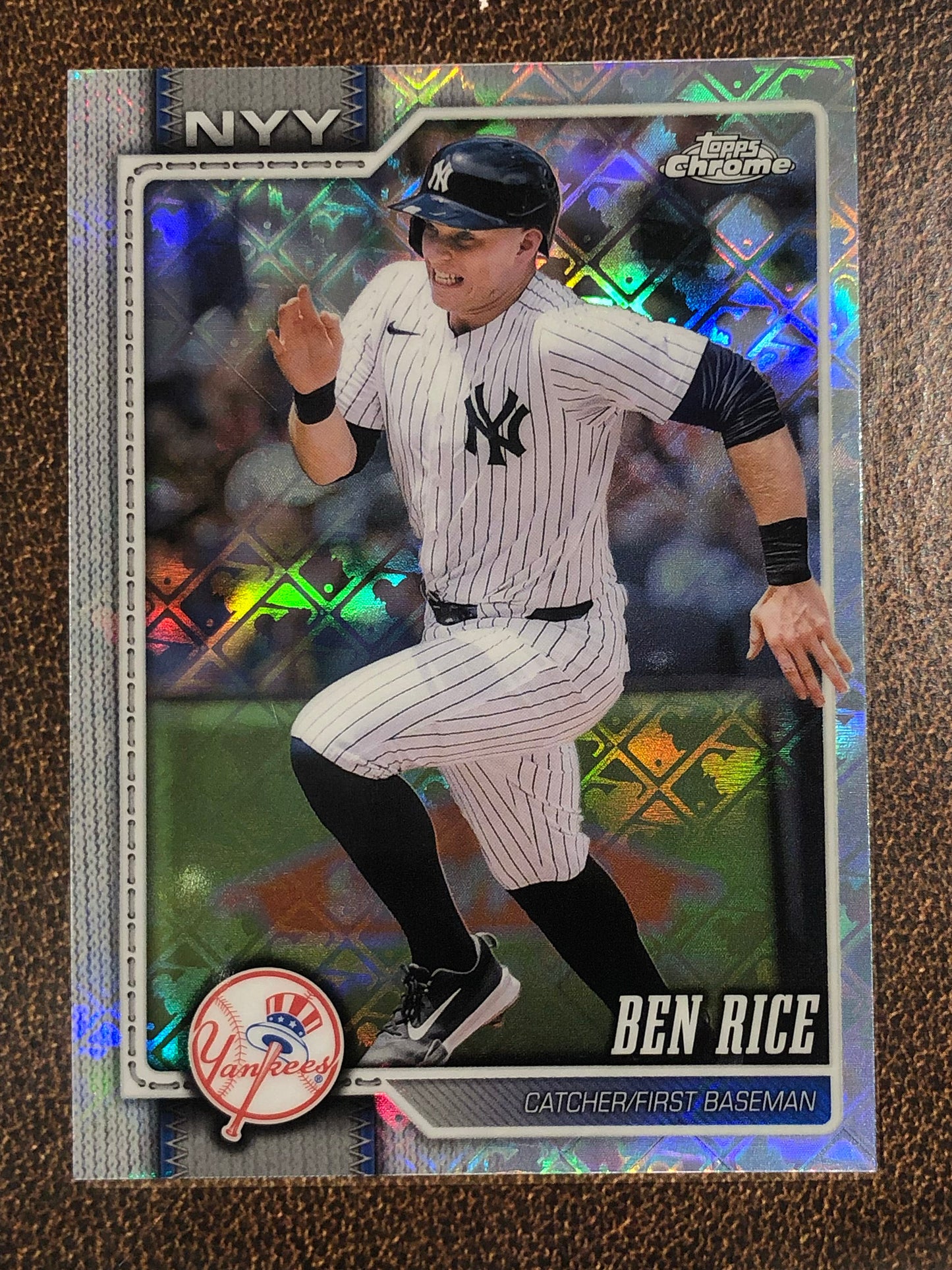 Ben Rice - 2026 Topps Chrome Logofractor - Base Logofractor - Yankees