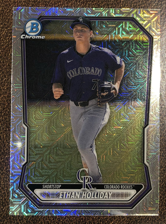 Ethan Holliday - 2026 Bowman Chrome - Prospect MOJO - Rockies