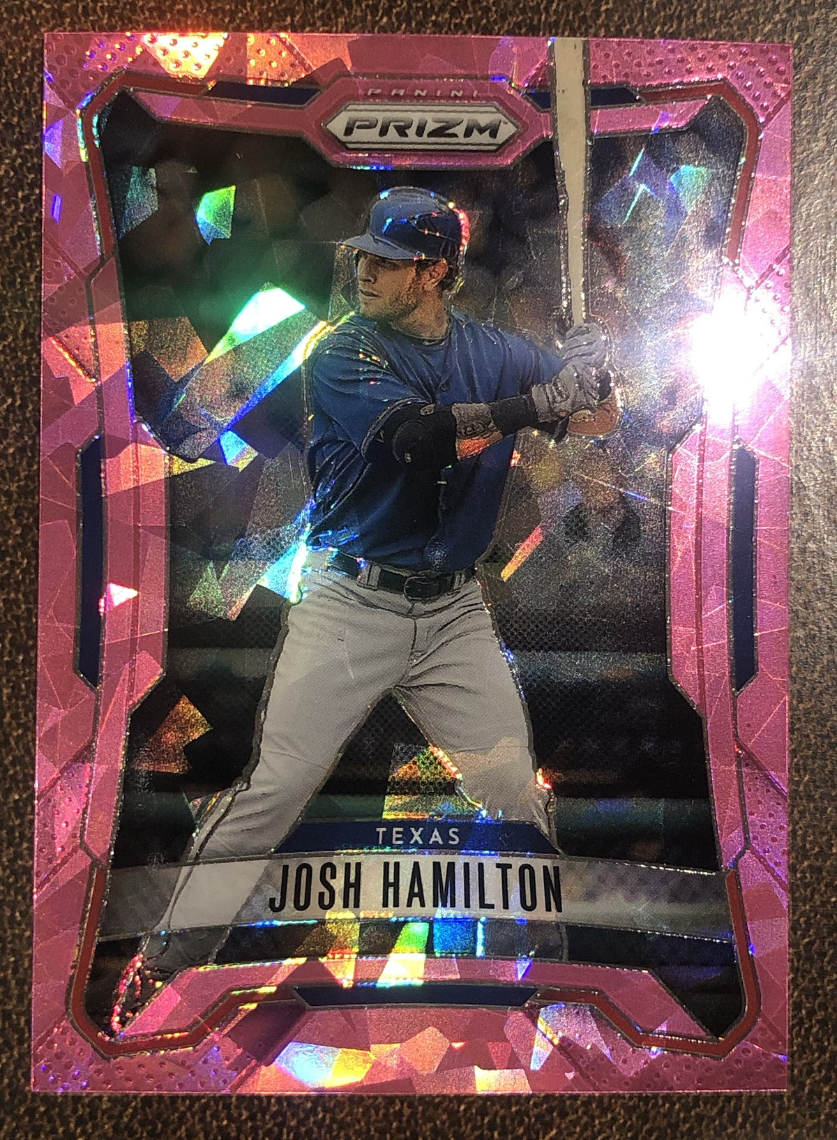 Josh Hamilton - 2026 Panini Prizm - Pink Ice - Rangers