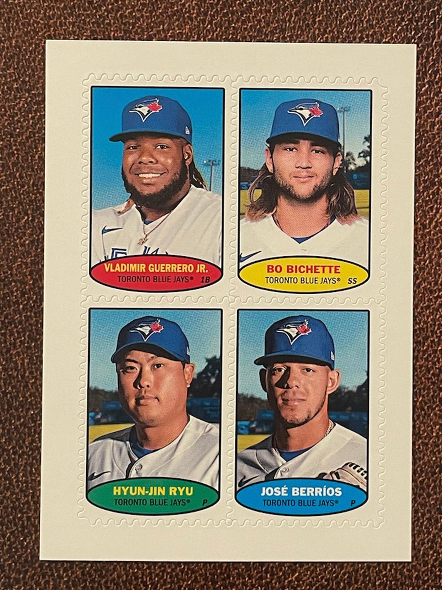 Blue Jays Stamp - 2023 Topps Heritage - Stamp - Blue Jays