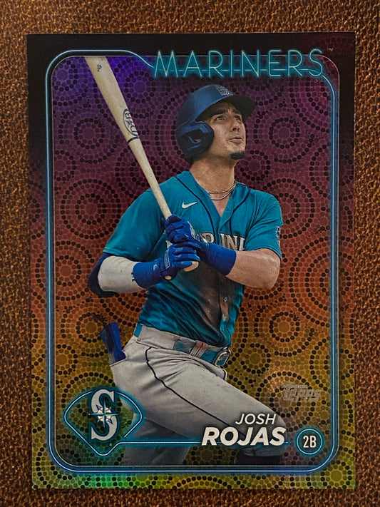 Josh Rojas - 2024 Topps Series 2 - Holiday Parallel - Mariners