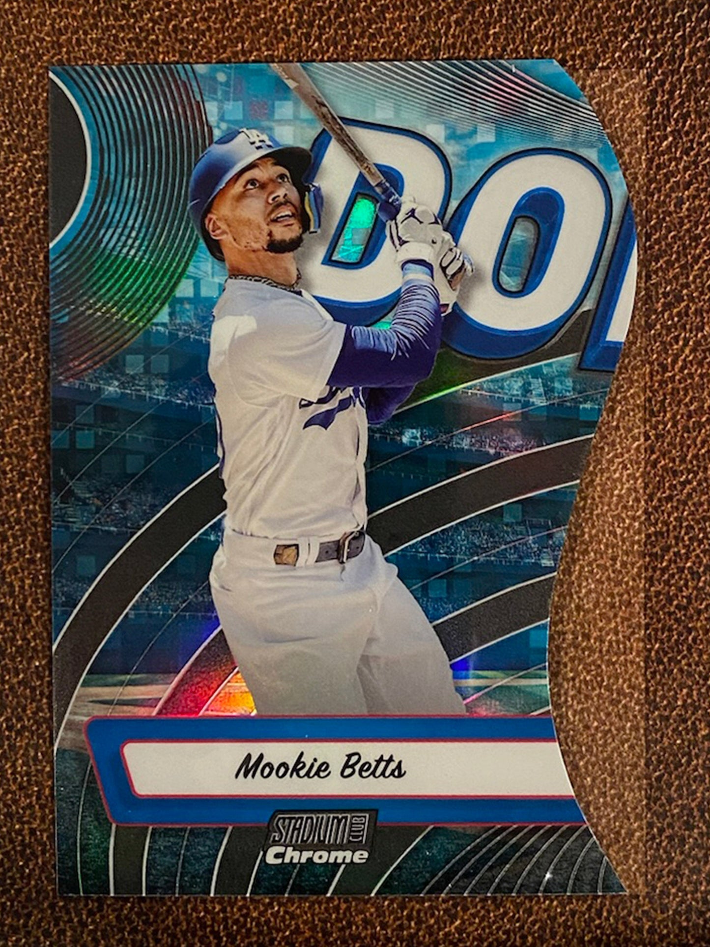 Mookie Betts - 2024 Topps Stadium Club - Triumvirates Die Cut - Dodgers