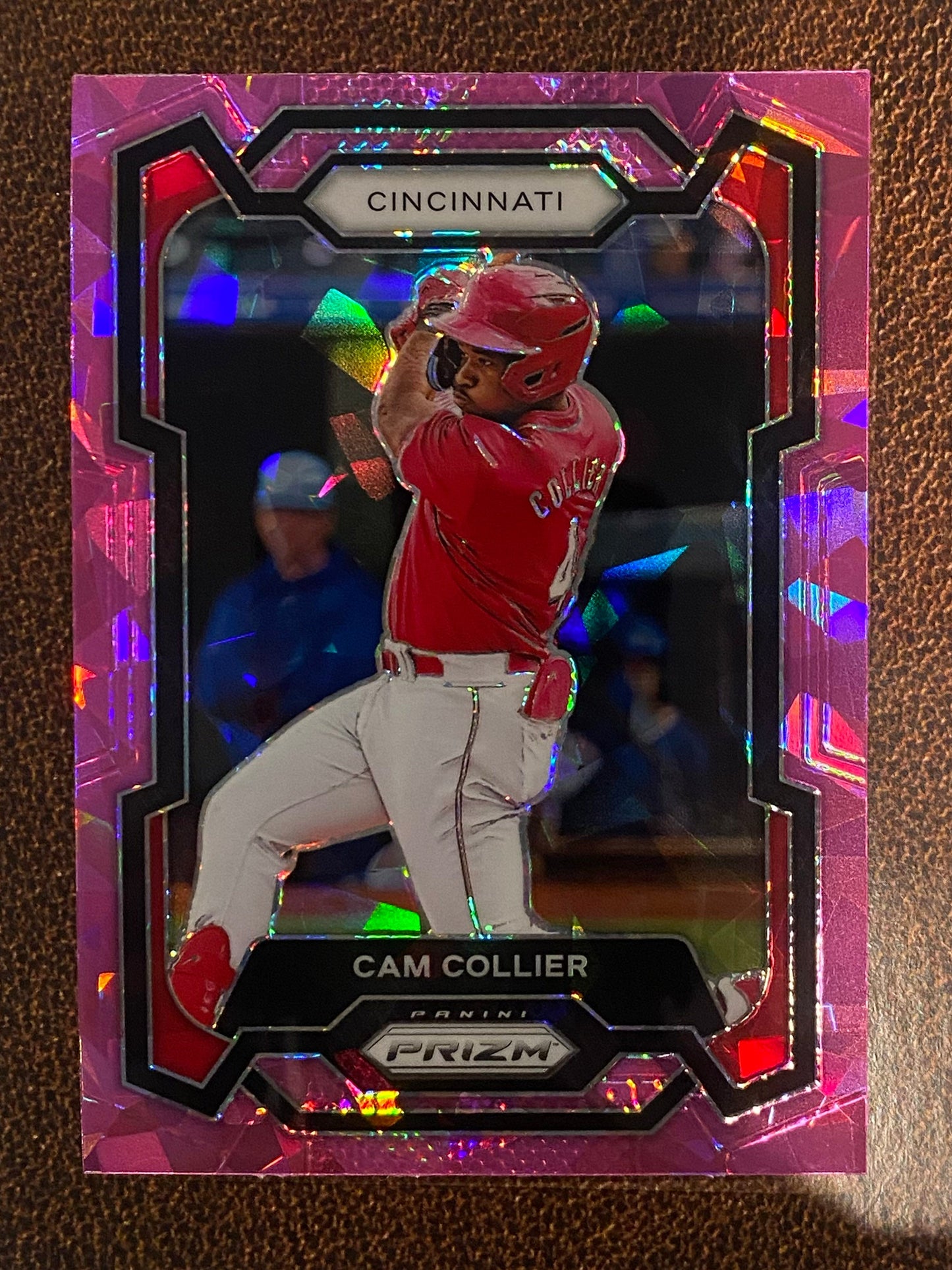 Cam Collier - 2024 Panini Prizm - Pink Ice - Reds