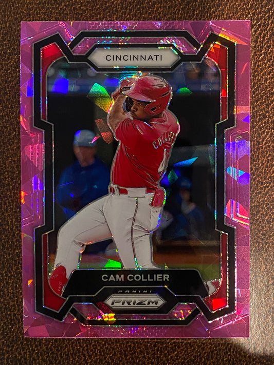 Cam Collier - 2024 Panini Prizm - Pink Ice - Reds