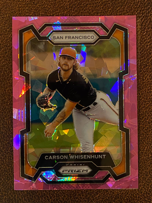 Carson Whisenhunt - 2024 Panini Prizm - Pink Ice Mega - Giants