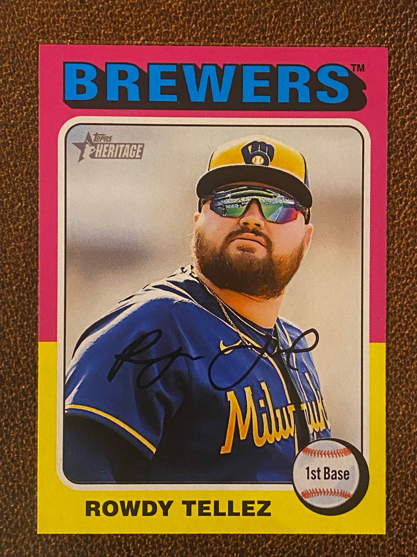 Rowdy Tellez - 2024 Topps Heritage - Low Number Short Prints - Brewers