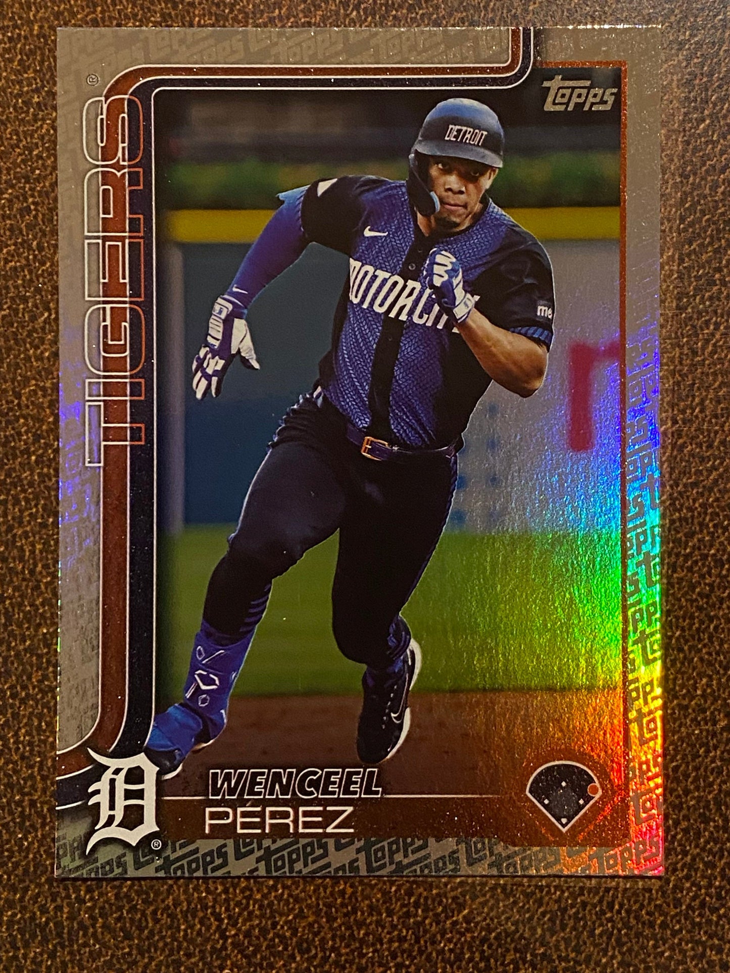 Wenceel Perez - 2025 Topps Series 2 - Fanatics Exclusive Topps Foil Border - Tigers