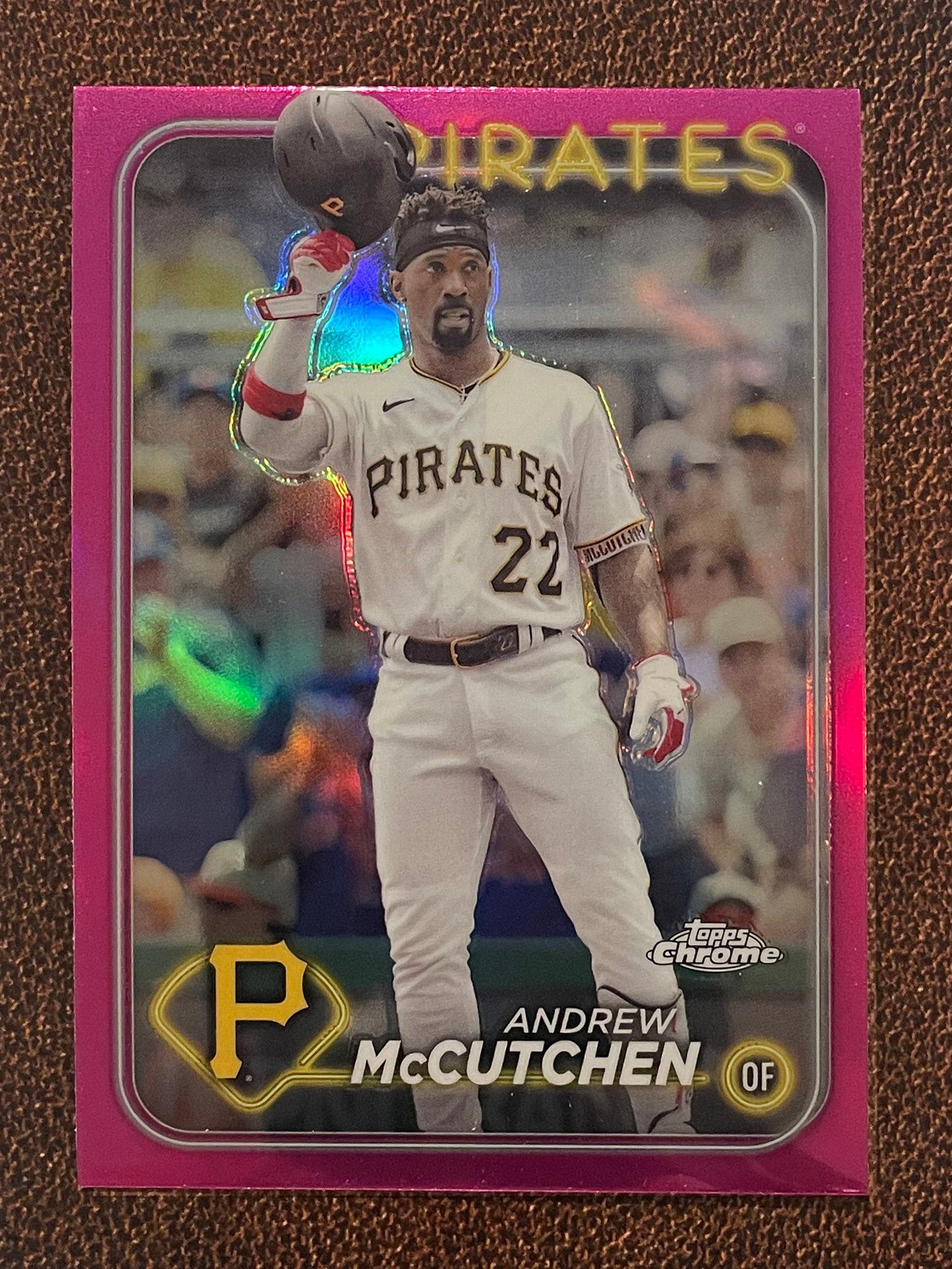 Andrew McCutchen - 2024 Topps Chrome - Pink Refractor - Pirates