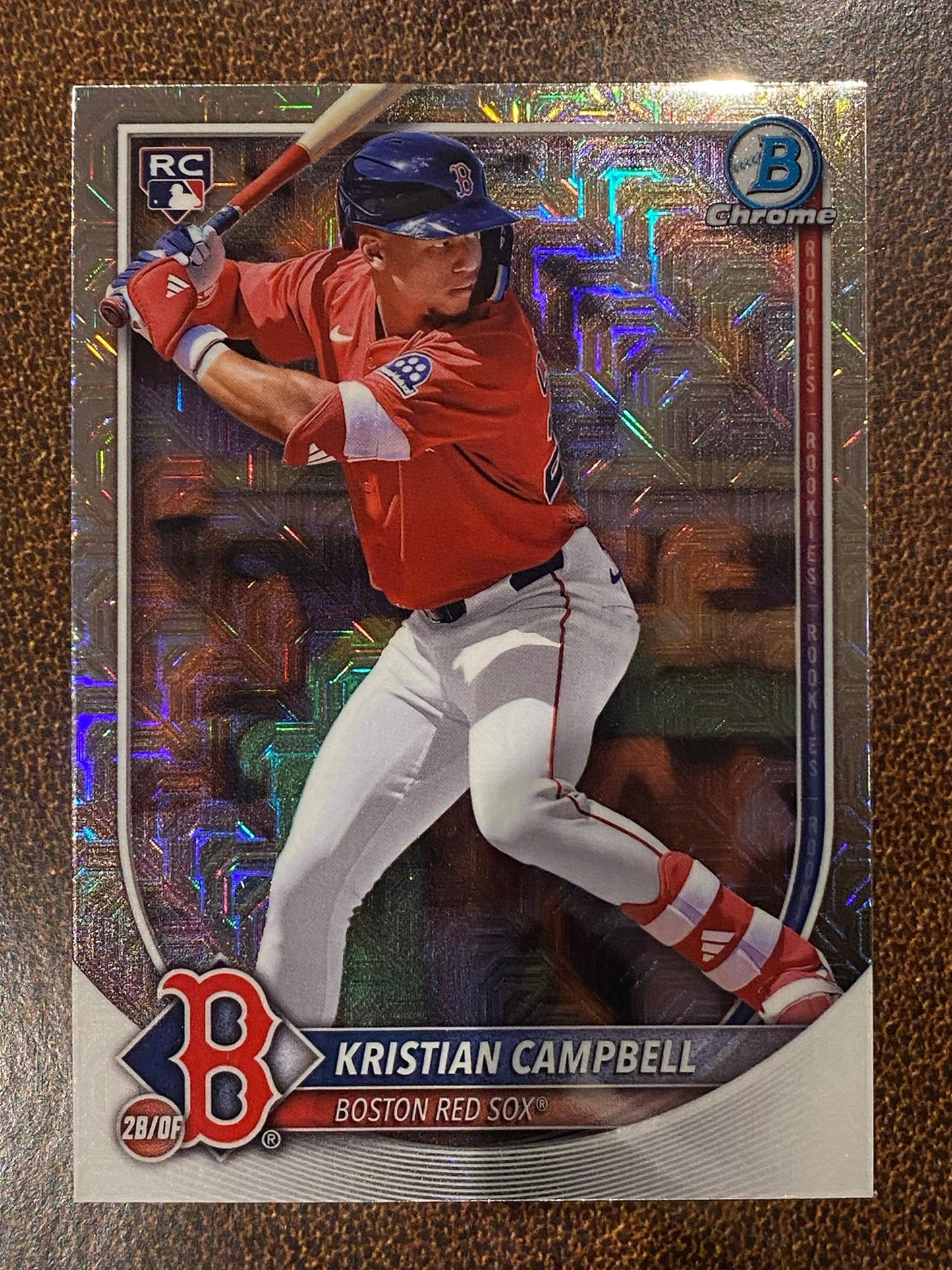 Kristian Campbell - 2025 Bowman Chrome - Mojo Rookie - Red Sox