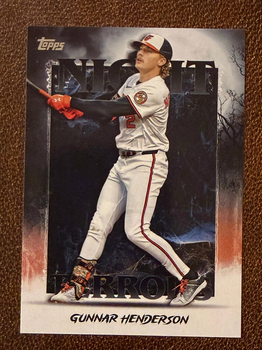Gunnar Henderson - 2025 Topps Update - Night Terrors Insert - Orioles
