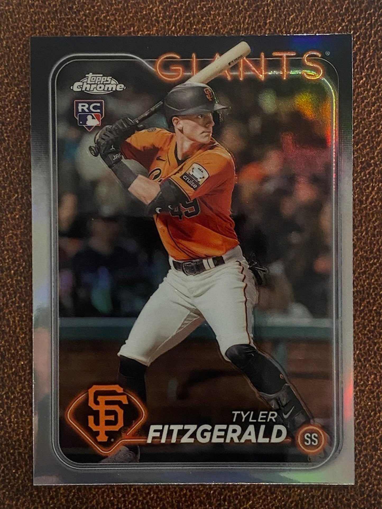 Tyler Fitzgerald - 2024 Topps Chrome - Refractor - Giants