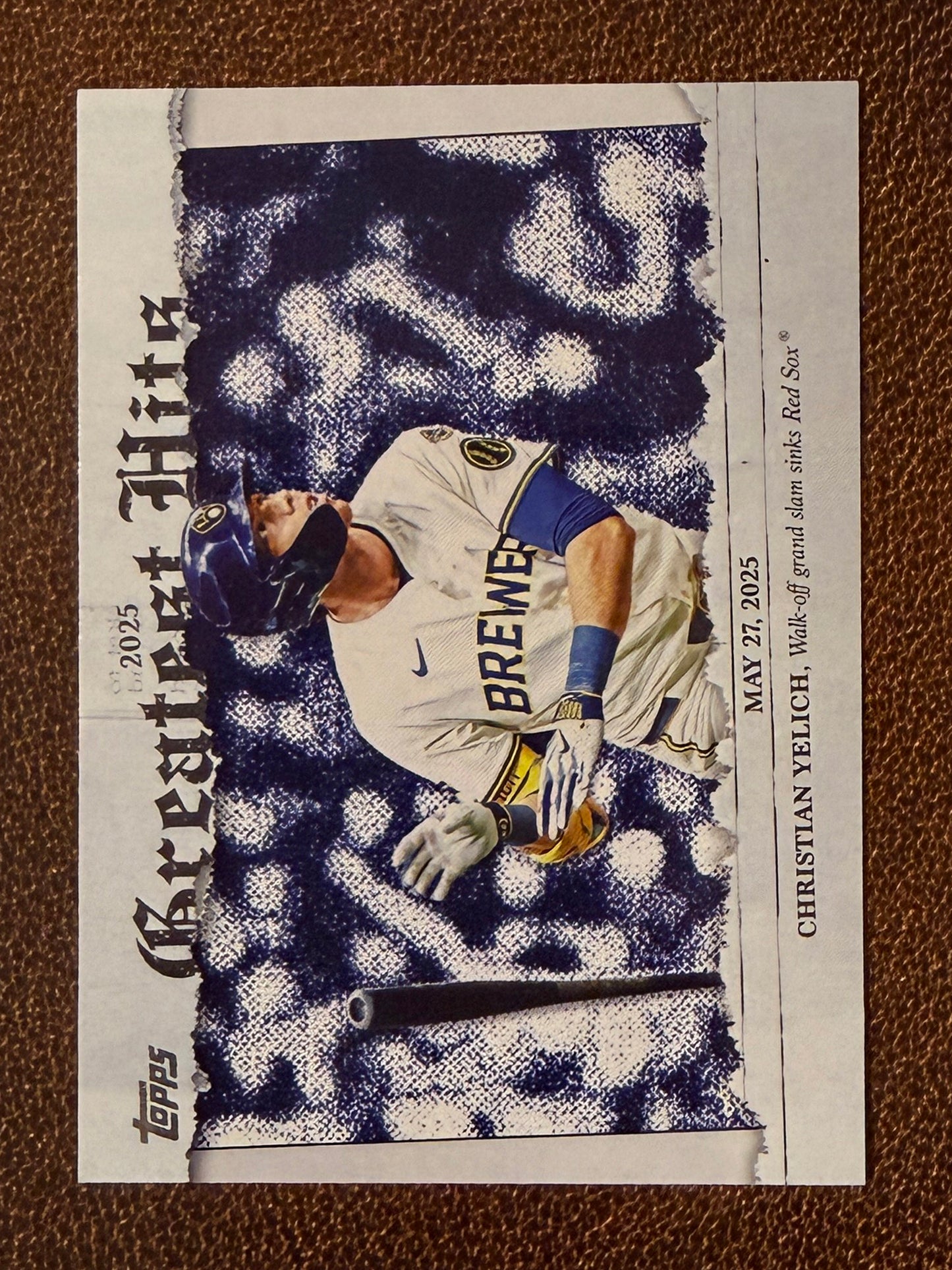 Christian Yelich - 2026 Topps Series 1 - Greatest Hits Insert - Brewers
