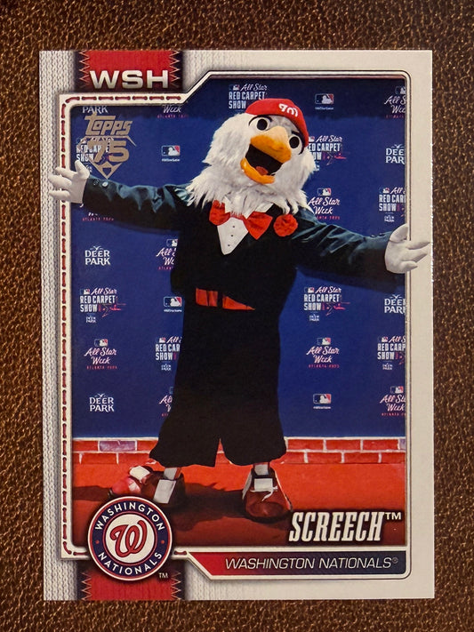 Screech - 2026 Topps Series 1 - Mascots Insert - Nationals