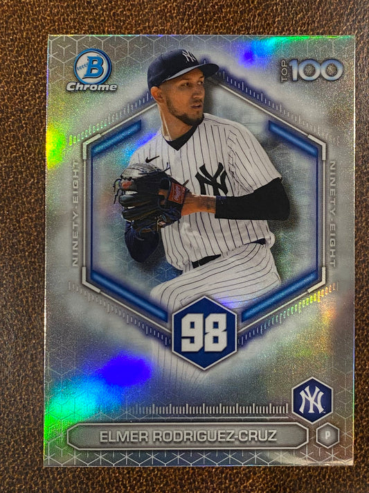 Elmer Rodriguez Cruz - 2026 Bowman - Scouts Top 100 Insert - Yankees