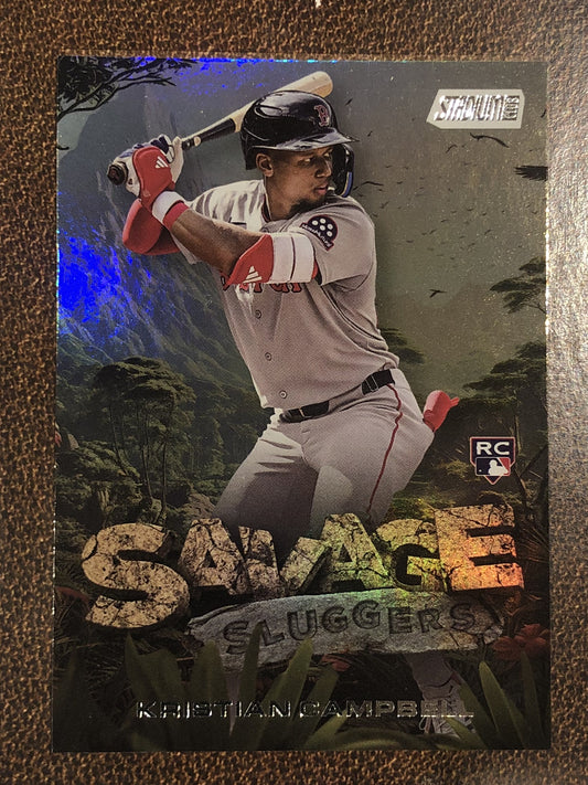 Kristian Campbell - 2025 Topps Stadium Club - Savage Sluggers - Red Sox