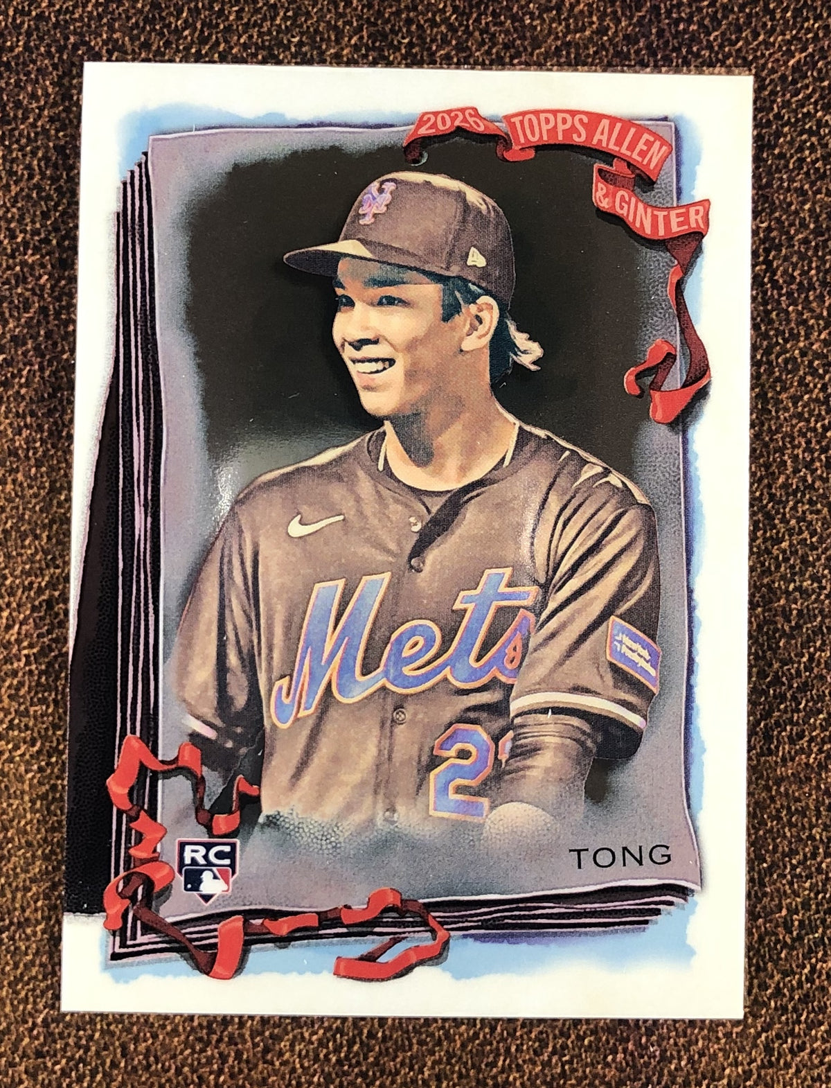 Jonah Tong - 2026 Topps Allen & Ginter - Chrome (Non-numbered) - Mets