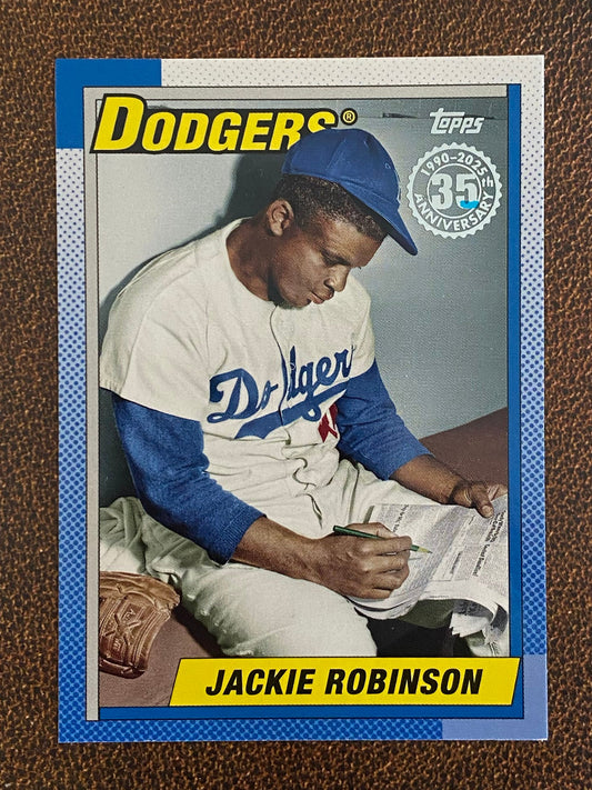 Jackie Robinson - 2025 Topps Series 1 - 1990 Insert - Dodgers