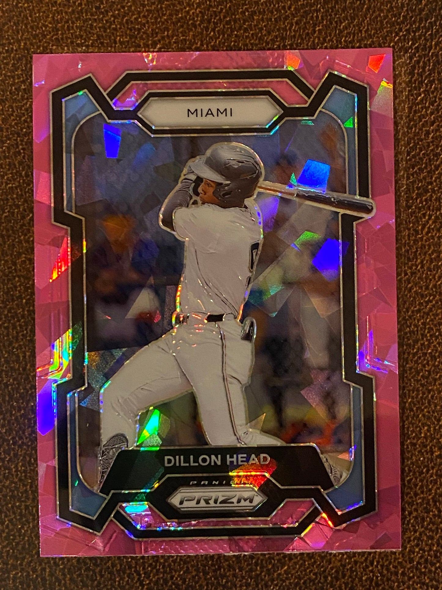 Dillon Head - 2024 Panini Prizm - Pink Ice Mega - Marlins