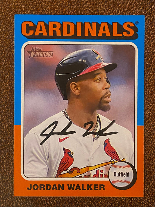 Jordan Walker - 2024 Topps Heritage - Low Number Short Prints - Cardinals