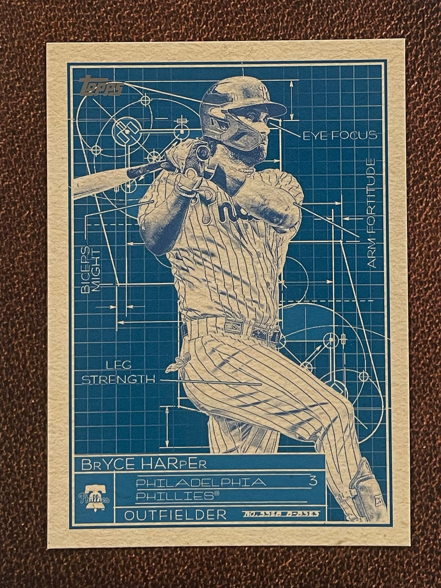 Bryce Harper - 2024 Topps Series 1 - Superstar Blueprint - Phillies