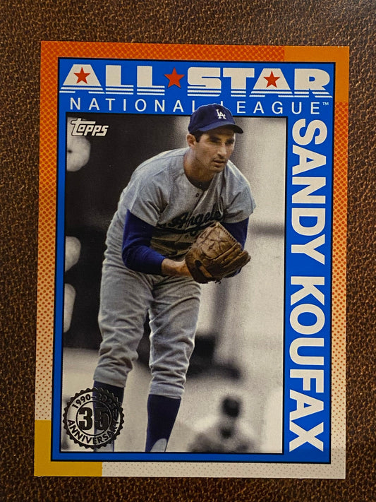 Sandy Koufax - 2025 Topps Series 2 - 1990 All Star Insert - Dodgers