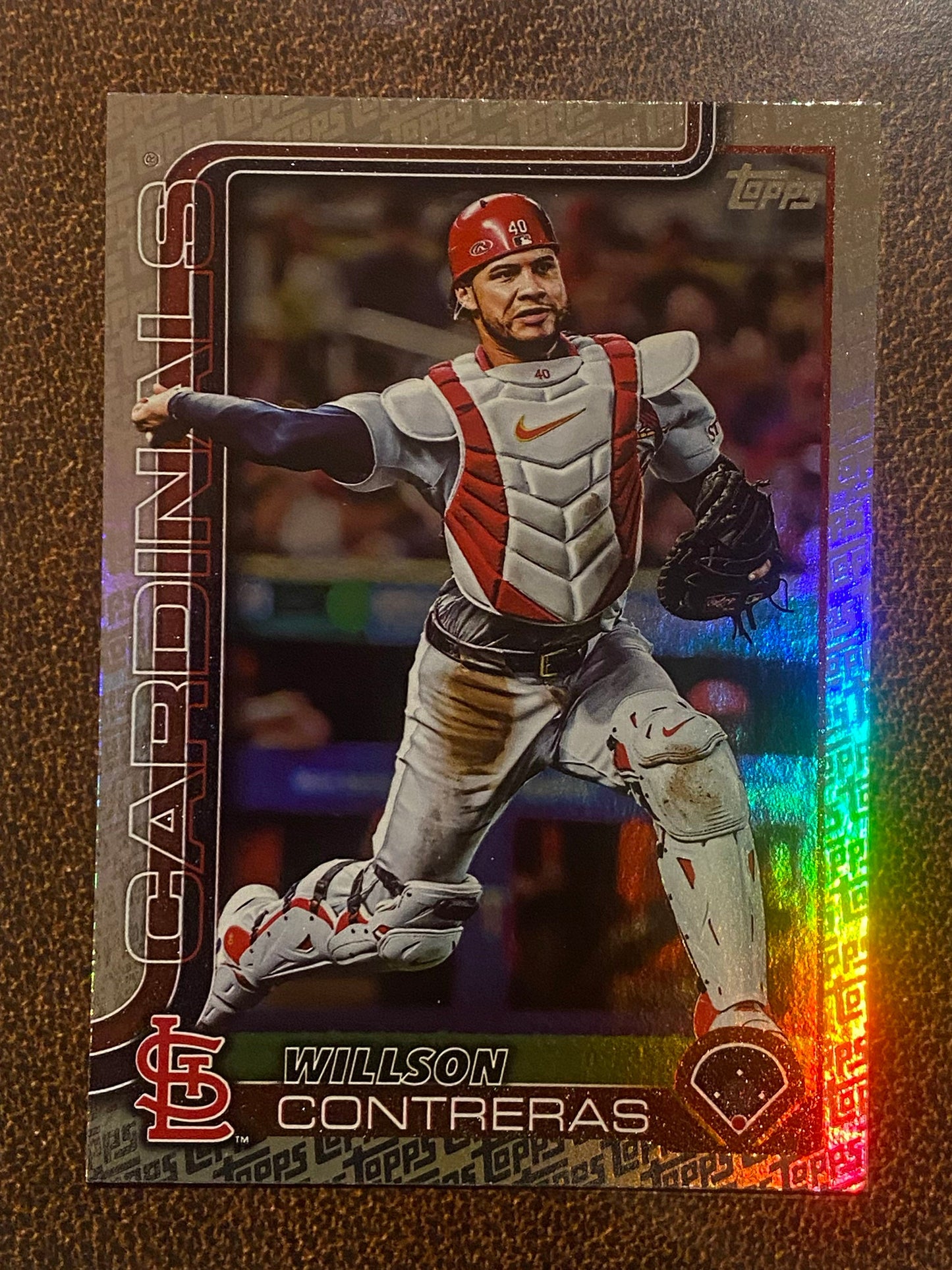 Willson Contreras - 2025 Topps Series 2 - Fanatics Exclusive Topps Foil Border - Cardinals