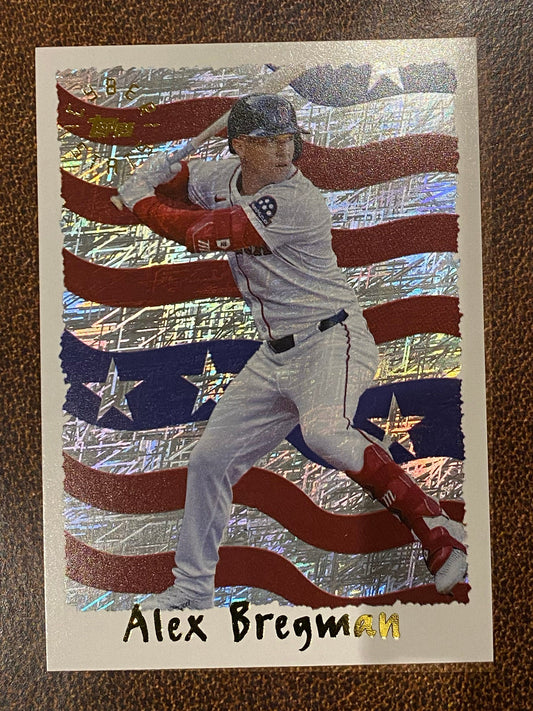 Alex Bregman - 2025 Topps Archives - Cyberstats Insert - Red Sox