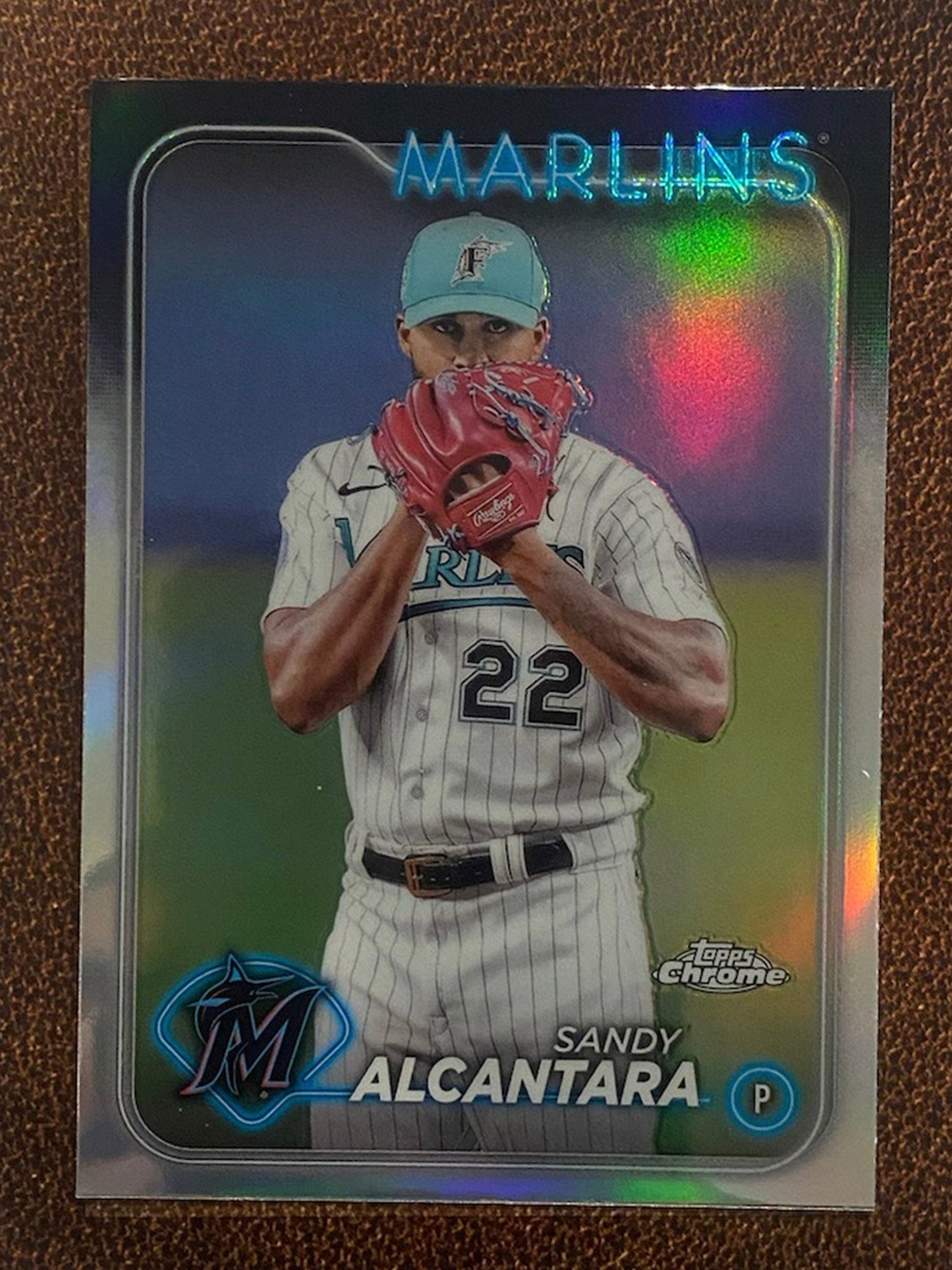 Sandy Alcantara - 2024 Topps Chrome - Refractor - Marlins