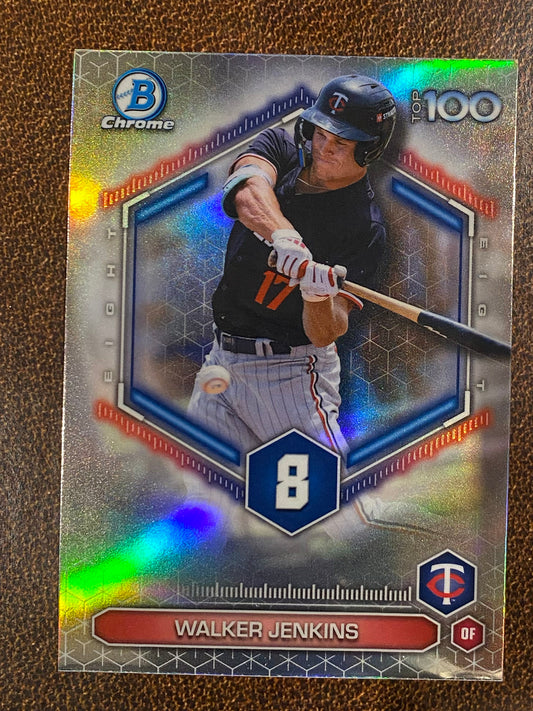 Walker Jenkins - 2026 Bowman - Scouts Top 100 Insert - Twins