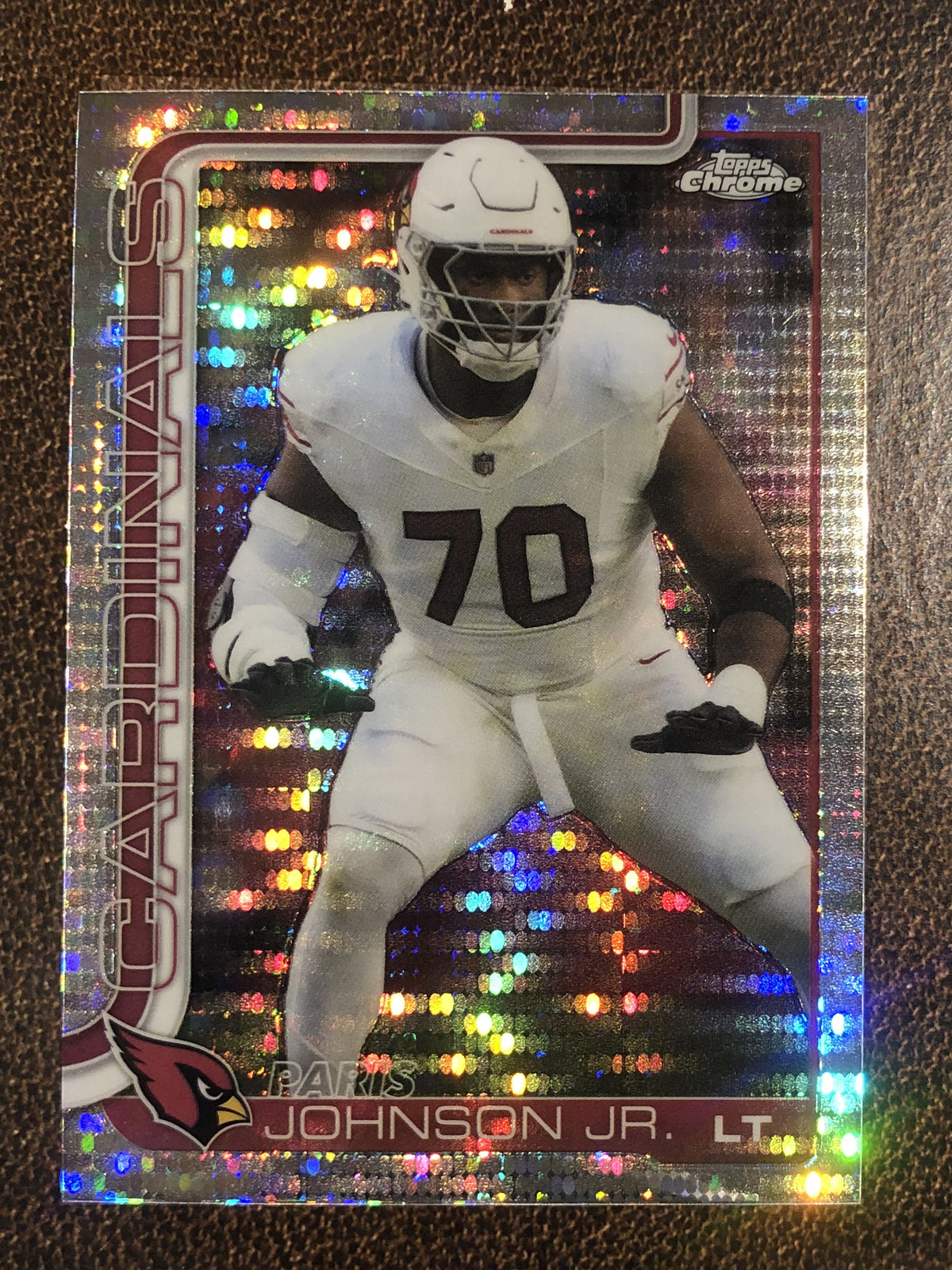 Paris Johnson Jr. - 2025 Topps Chrome - Prizm Refractor - Cardinals