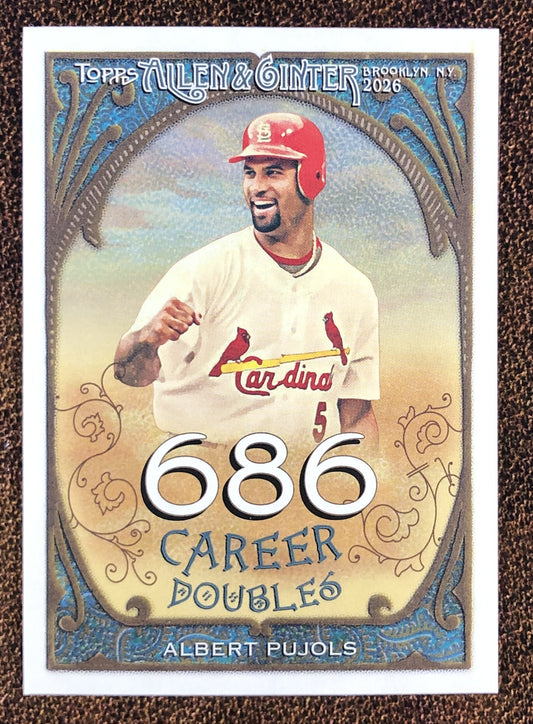 Albert Pujols - 2026 Topps Allen & Ginter - Career Insert (CR-18) - Cardinals