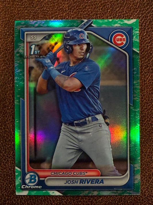 Josh Rivera - 2024 Bowman - Chrome Lunar Glow - Cubs