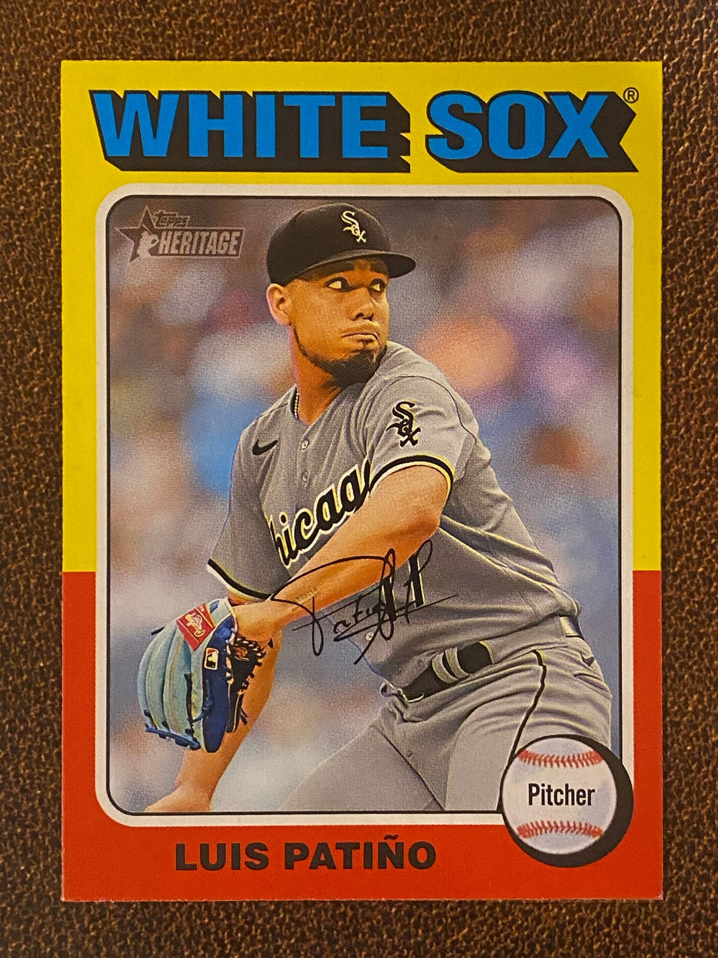 Luis Patino - 2024 Topps Heritage - Low Number Short Prints - White Sox