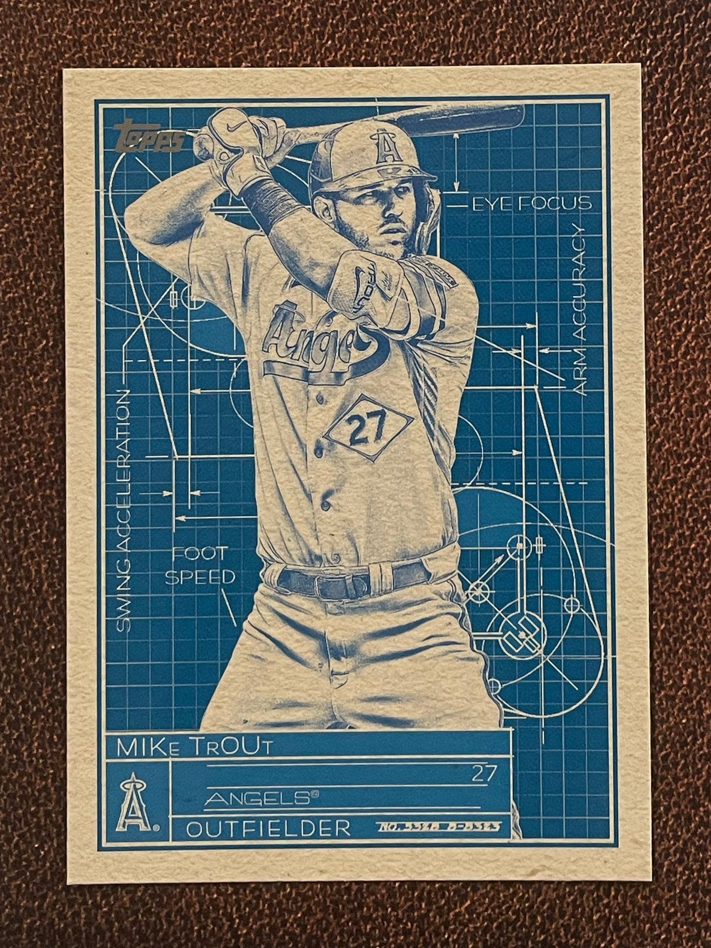 Mike Trout - 2024 Topps Series 1 - Superstar Blueprint - Angels