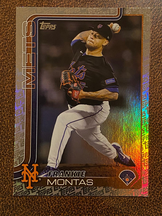Frankie Montas - 2025 Topps Series 2 - Fanatics Exclusive Topps Foil Border - Mets