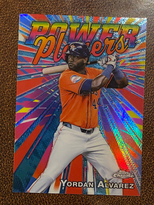 Yordan Alvarez - 2025 Topps Chrome - Power Players - Astros