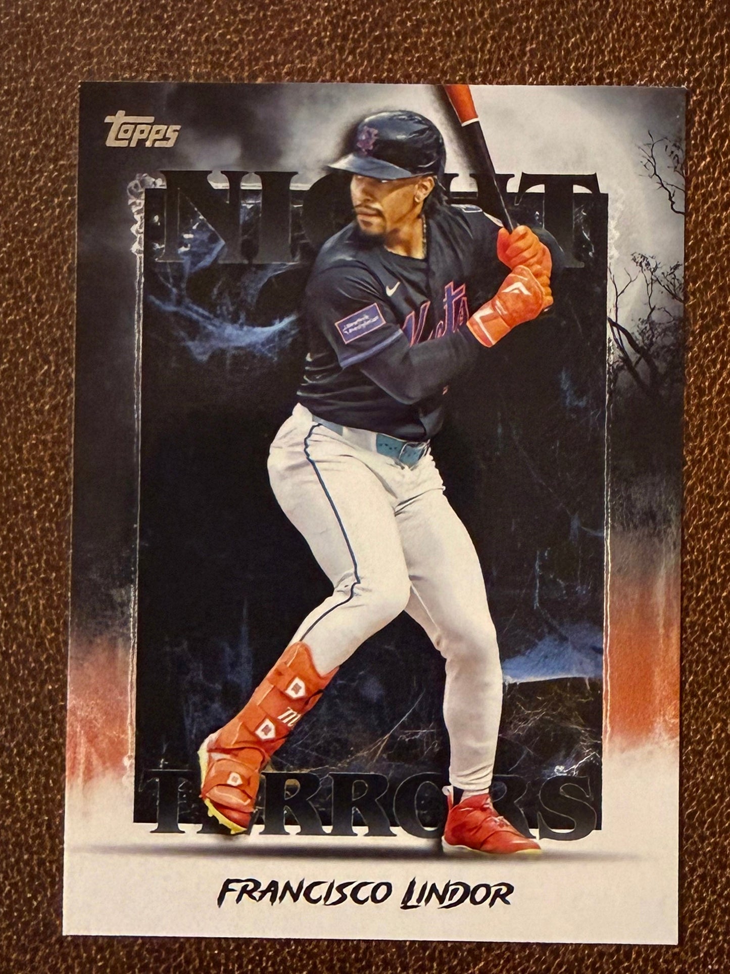 Francisco Lindor - 2025 Topps Update - Night Terrors Insert - Mets