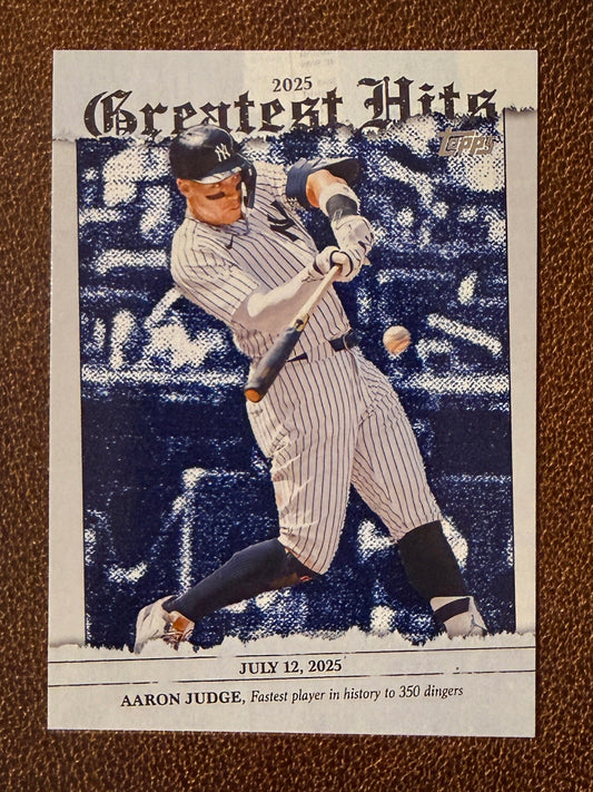 Aaron Judge - 2026 Topps Series 1 - Greatest Hits Insert - Yankees