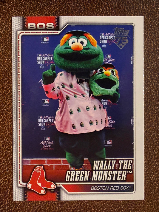 Wally the Green Monster - 2026 Topps Series 1 - Mascots Insert - Red Sox