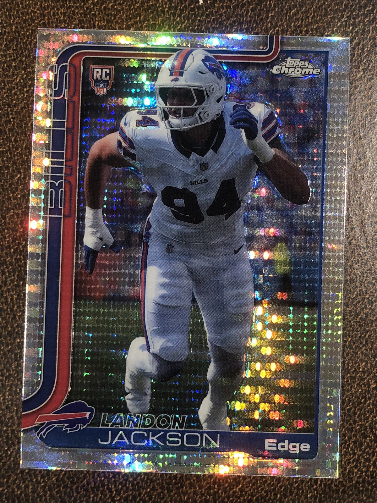 Landon Jackson - 2025 Topps Chrome - Prizm Refractor - Bills