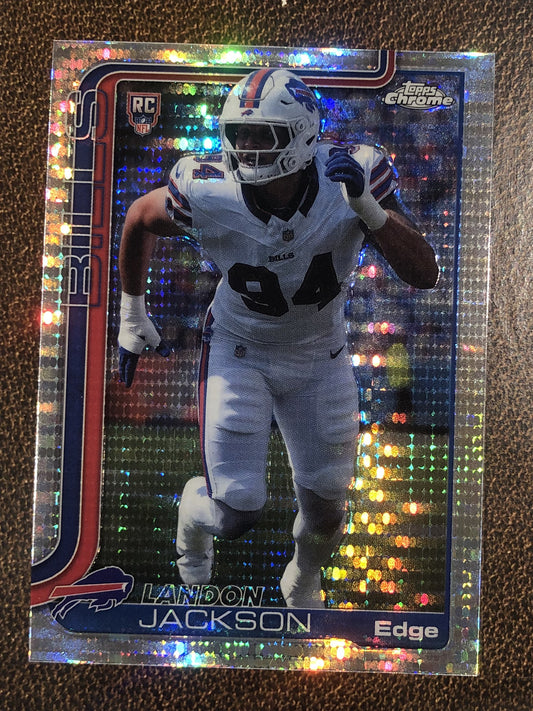 Landon Jackson - 2025 Topps Chrome - Prizm Refractor - Bills