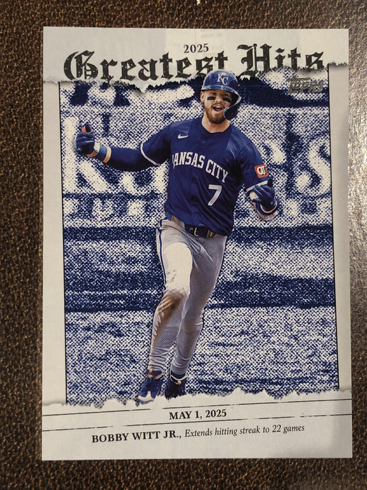 Bobby Witt Jr. - 2026 Topps Series 2 - Greatest Hits - Royals