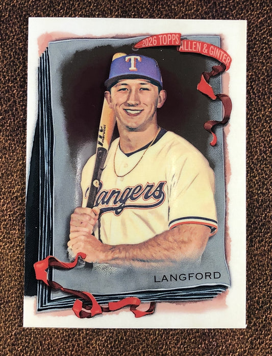 Wyatt Langford - 2026 Topps Allen & Ginter - Chrome (Non-numbered) - Rangers