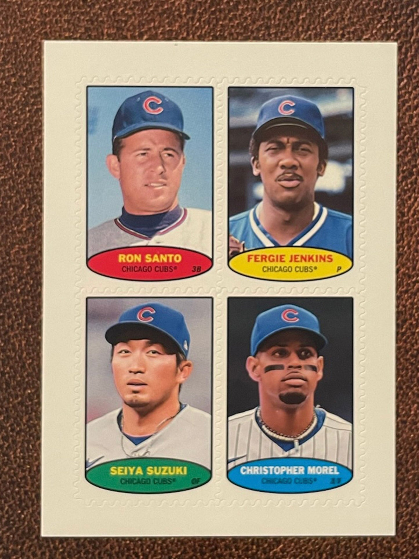 Cubs Stamp - 2023 Topps Heritage - Stamp - Cubs