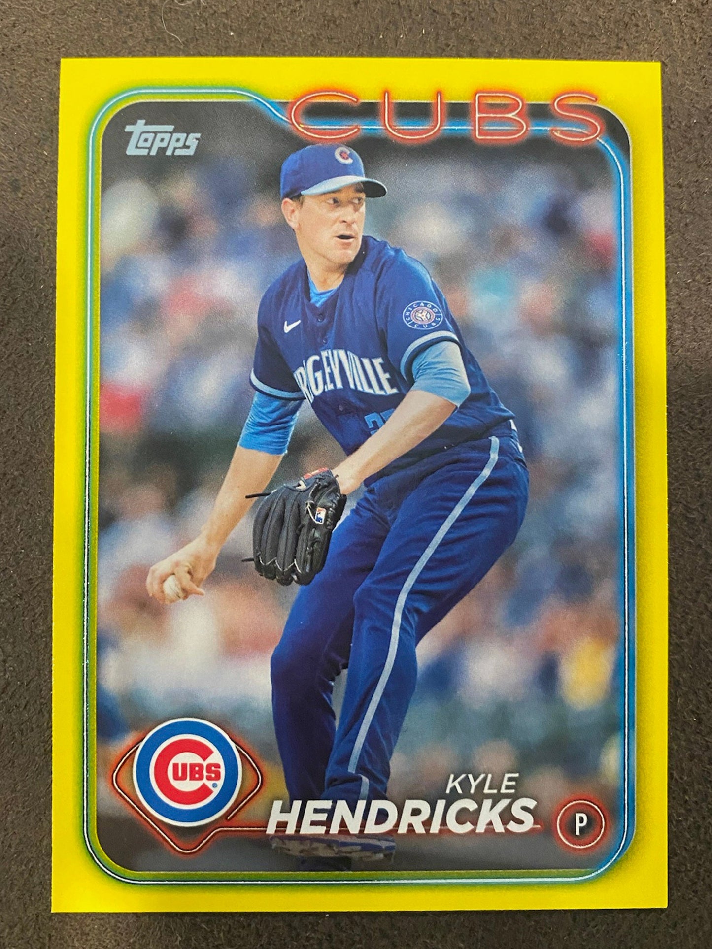 Kyle Hendricks - 2024 Topps Series 2 - Yellow Parallels - Cubs