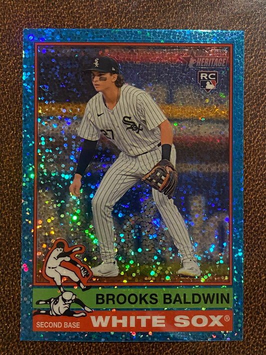 Brooks Baldwin - 2025 Topps Heritage - Blue Sparkle - White Sox