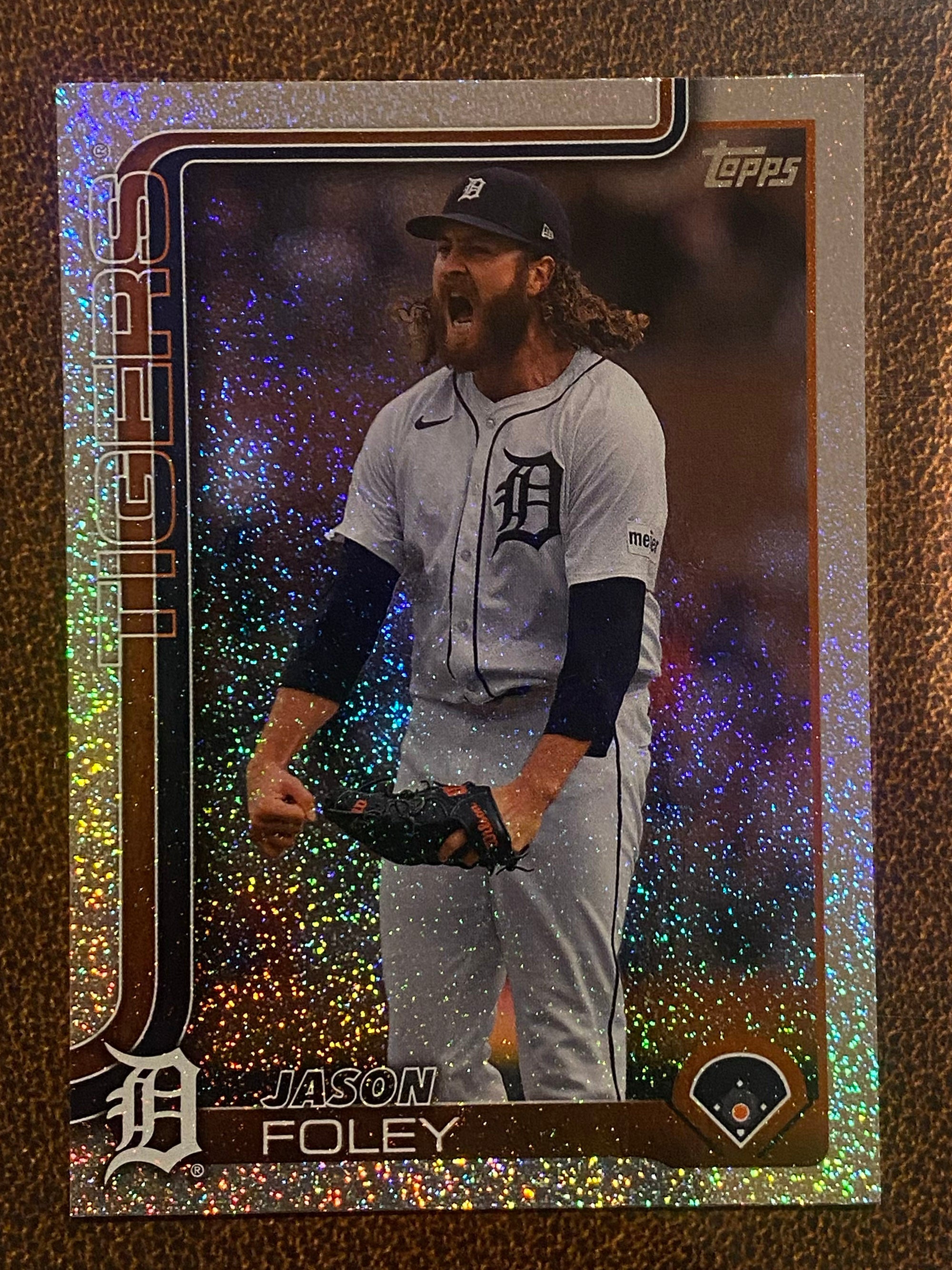 Jason Foley - 2025 Topps Series 2 - Sandglitter - Tigers – Western NY ...